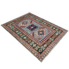 Kazak Rug Handmade Gray Medallion 3x5 ft