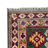 Kazak Rug Handmade Gray Medallion 3x5 ft