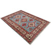 Kazak Rug Handmade Blue Medallion 3x5 ft