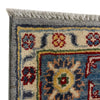 Kazak Rug Handmade Gray Medallion 3x5 ft