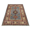 Kazak Rug Handmade Blue Medallion 3x5 ft