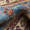 Kazak Rug Handmade Blue Medallion 3x5 ft