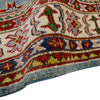 Kazak Rug Handmade Blue Medallion 3x5 ft