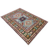 Kazak Rug Handmade Gray Medallion 3x5 ft