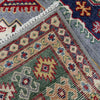 Kazak Rug Handmade Gray Medallion 3x5 ft
