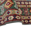 Kazak Rug Handmade Gray Medallion 3x5 ft