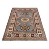 Kazak Rug Handmade Blue Medallion 3x5 ft