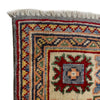 Kazak Rug Handmade Blue Medallion 3x5 ft