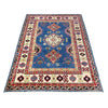 Kazak Rug Handmade Blue Medallion 3x5 ft