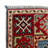 Kazak Rug Handmade Blue Medallion 3x5 ft