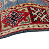Kazak Rug Handmade Blue Medallion 3x5 ft