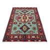Kazak Rug Handmade Blue Medallion 3x5 ft
