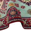 Kazak Rug Handmade Blue Medallion 3x5 ft