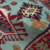 Kazak Rug Handmade Blue Medallion 3x5 ft