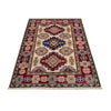 Kazak Rug Handmade Beige Medallion 2x4 ft