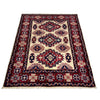 Kazak Rug Handmade Beige Medallion 2x4 ft