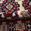 Kazak Rug Handmade Beige Medallion 2x4 ft