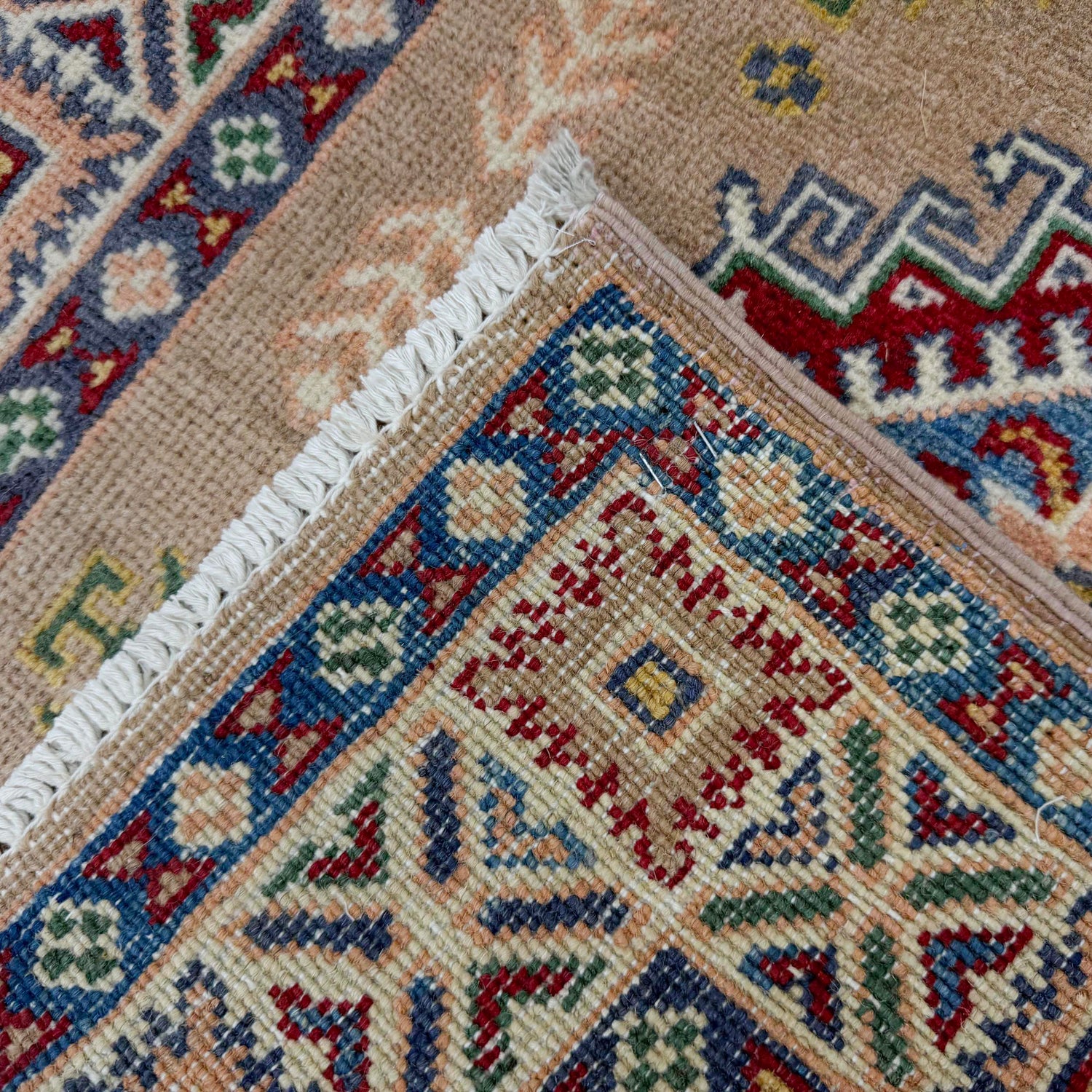 Kazak Rug Handmade Multi Medallion 2x4 ft