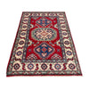 Kazak Rug Handmade Red Medallion 2x4 ft