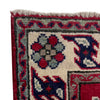 Kazak Rug Handmade Red Medallion 2x4 ft