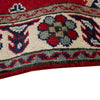 Kazak Rug Handmade Red Medallion 2x4 ft
