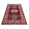 Kazak Rug Handmade Red Medallion 2x4 ft