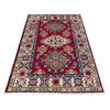 Kazak Rug Handmade Red Medallion 2x4 ft