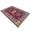 Kazak Rug Handmade Red Medallion 2x4 ft