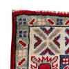 Kazak Rug Handmade Red Medallion 2x4 ft