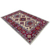 Kazak Rug Handmade Beige Medallion 2x4 ft