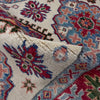 Kazak Rug Handmade Beige Medallion 2x4 ft