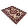 Kazak Rug Handmade Beige Medallion 2x4 ft