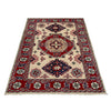 Kazak Rug Handmade Beige Medallion 2x4 ft