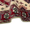Kazak Rug Handmade Beige Medallion 2x4 ft
