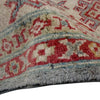 Kazak Rug Handmade Gray Medallion 6x9 ft