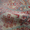 Kazak Rug Handmade Gray Medallion 6x9 ft