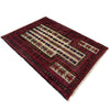 Baluchi Rug Handmade Multi Prayer Design 3x5 ft