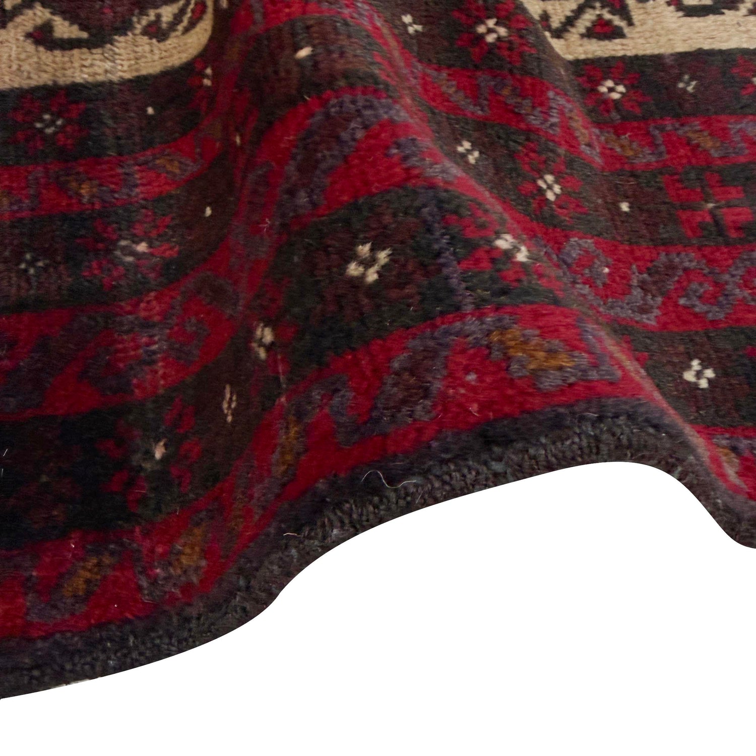 Baluchi Rug Handmade Multi Prayer Design 3x5 ft