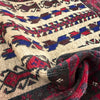 Baluchi Rug Handmade Multi Prayer Design 3x5 ft