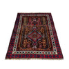 Baluchi Rug Handmade Multi Prayer Design 2x4 ft