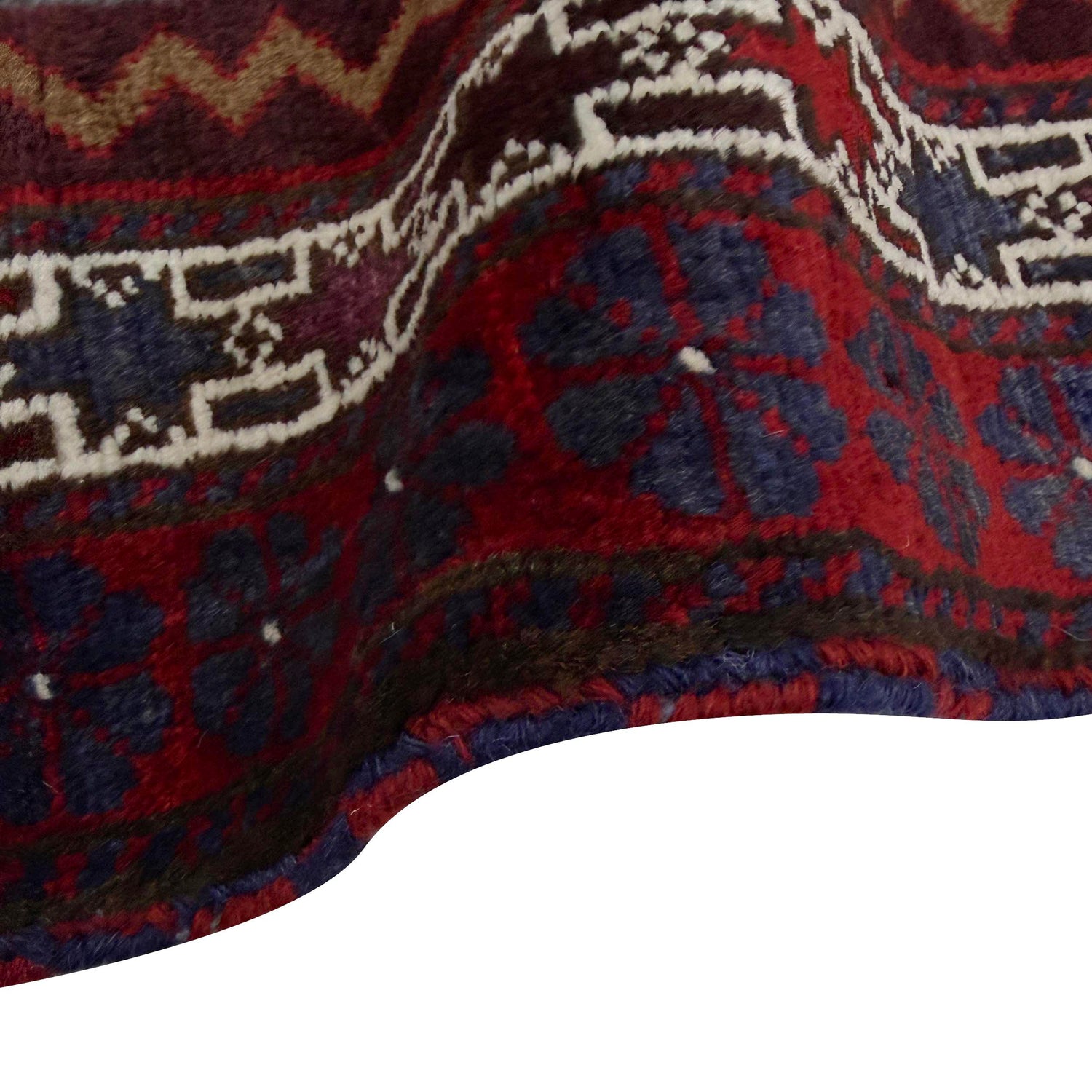 Baluchi Rug Handmade Multi Prayer Design 2x4 ft