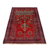 Baluchi Rug Handmade Red Prayer Design 2x4 ft