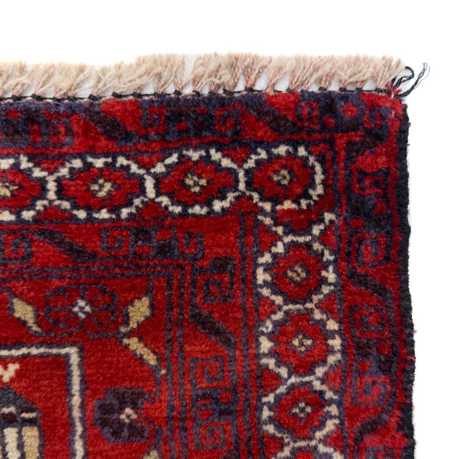 Baluchi Rug Handmade Red Prayer Design 2x4 ft