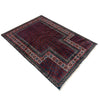 Baluchi Rug Handmade Red Prayer Design 3x5 ft
