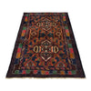 Baluchi Rug Handmade Multi Geometric 3x5 ft
