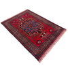 Baluchi Rug Handmade Red Geometric 2x4 ft