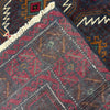 Baluchi Rug Handmade Multi Geometric 4x6 ft