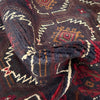 Baluchi Rug Handmade Multi Geometric 4x6 ft