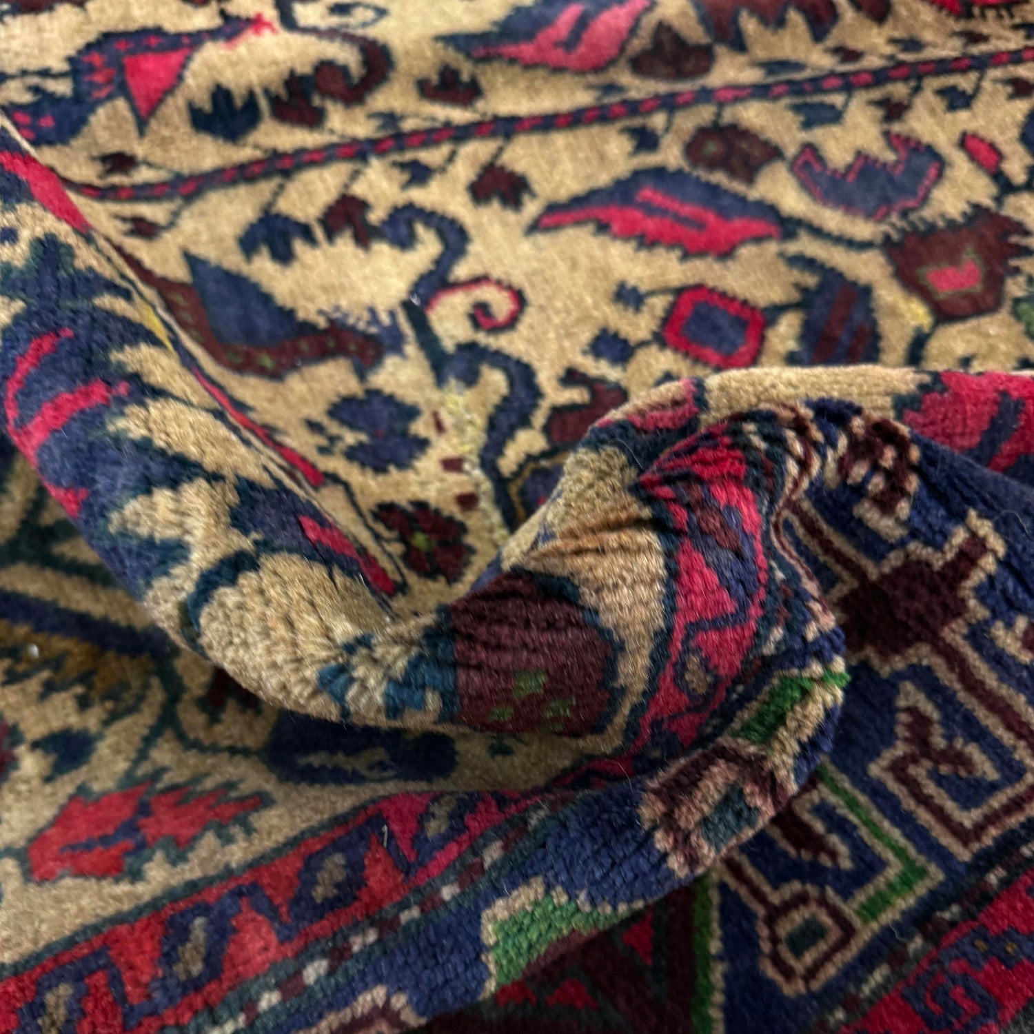 Baluchi Rug Handmade Multi Geometric 3x5 ft