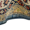 Kazak Rug Handmade Blue Medallion 4x7 ft